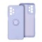 SILICONE RING case for SAMSUNG A26 5G purple