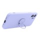 SILICONE RING case for SAMSUNG A26 5G purple