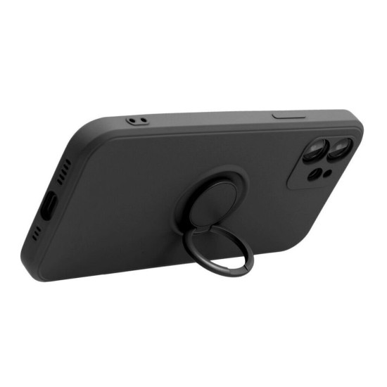 SILICONE RING case for SAMSUNG A56 5G black