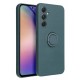 SILICONE RING case for SAMSUNG A56 5G green