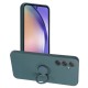 SILICONE RING case for SAMSUNG A56 5G green