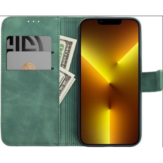 TENDER Book Case for SAMSUNG A56 5G Green