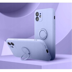 SILICONE RING case for SAMSUNG A56 5G purple