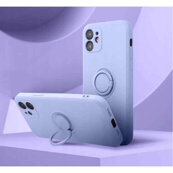 SILICONE RING case for SAMSUNG A56 5G purple