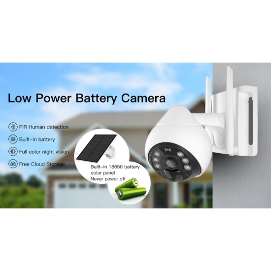 VSTARCAM smart ηλιακή κάμερα CB69, 10000mAh, IP66, 3MP, WiFi, PTZ