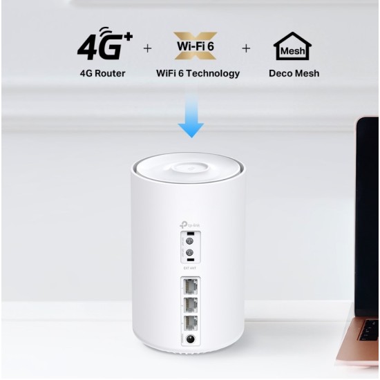 TP-LINK Σύστημα Wi-Fi Whole Home Mesh Deco Wi-Fi 6 4G+ AX1500 1-Pack