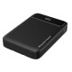 POWERTECH power bank με καλώδια και οθόνη PT-1417 10000mAh, 22.5W, μαύρο