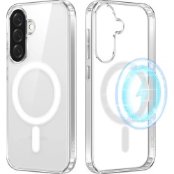 CLEAR MAG COVER (MID) case compatible with MagSafe for SAMSUNG A36 transparent