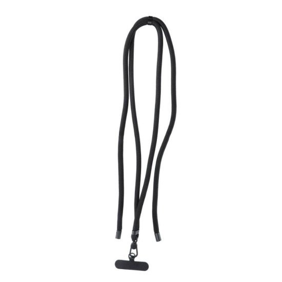 SWING (8mm) Phone lanyard, Phone pendant with adjustable length / cord length 165cm black