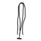 SWING (8mm) Phone lanyard, Phone pendant with adjustable length / cord length 165cm black