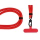 SWING (8mm) Phone lanyard, Phone pendant with adjustable length / cord length 165cm red