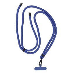 SWING (8mm) Phone lanyard, Phone pendant with adjustable length / cord length 165cm dark blue SWING (8mm) Phone lanyard, Phone pendant with adjustable length / cord length 165cm dark blue