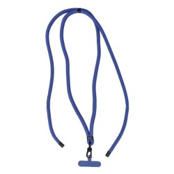 SWING (8mm) Phone lanyard, Phone pendant with adjustable length / cord length 165cm dark blue