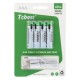 TCBEST rechargable battery R3 (AAA) 550 mAh with socket Type C + cable USB A to 4 x Type C 4 pcs TCBEST rechargable battery R3 (AAA) 550 mAh with socket Type C + cable USB A to 4 x Type C 4 pcs