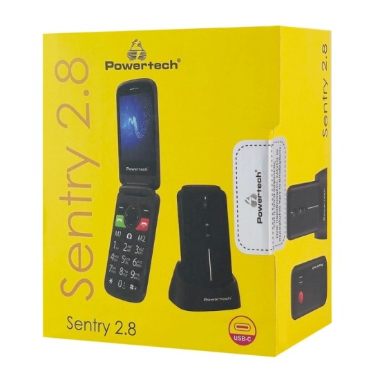 POWERTECH κινητό τηλέφωνο Sentry 2.8, 2.8