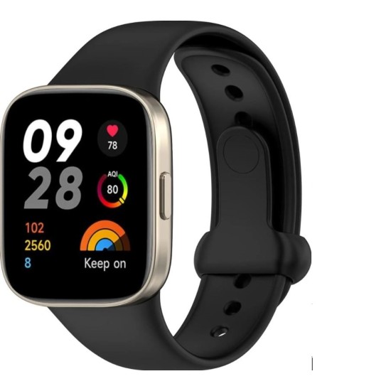 Bizon Strap Watch Nessy Xiaomi Redmi Watch 3 black