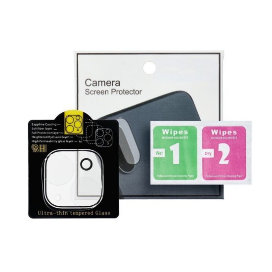5D Full Glue Camera Tempered Glass – for Iphone 15 Plus