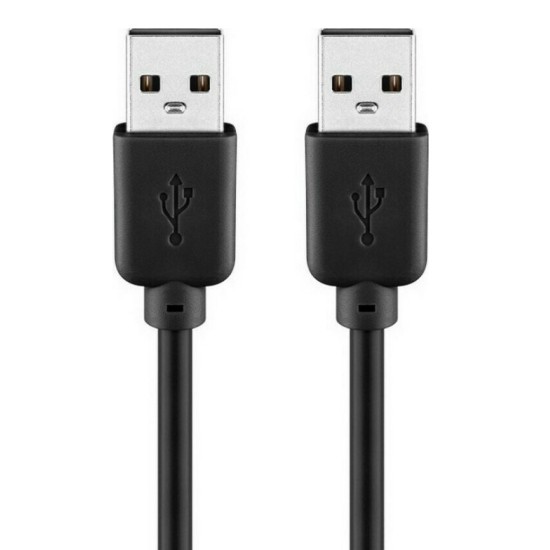 GOOBAY καλώδιο USB 2.0 Type A 93594, copper, 3m, Μαύρο