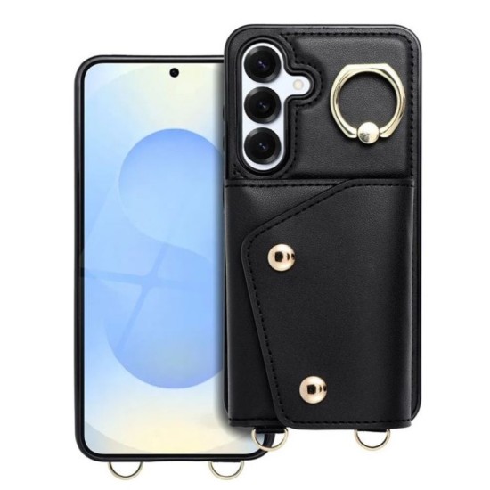 Wallet θήκη WONDER for SAMSUNG A16 5G Black