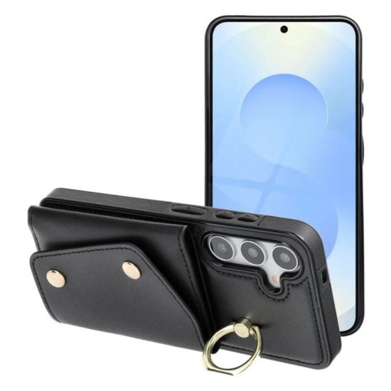 Wallet θήκη WONDER for SAMSUNG A16 5G Black