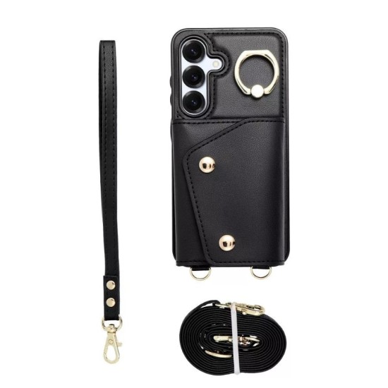Wallet θήκη WONDER for Samsung A36 5G Black