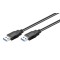 GOOBAY καλώδιο USB 3.0 SuperSpeed 93929, 5 Gbit/s, 3m, Μαύρο
