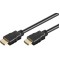 GOOBAY καλώδιο HDMI 2.0 61164, 4K/60Hz, 10.2Gbit/s, 15m, μαύρο