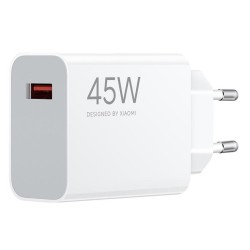 Φορτιστής Ταξιδίου Xiaomi BHR07SLEU Turbo Charging 45W με USB-A Λευκός