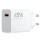 Φορτιστής Ταξιδίου Xiaomi BHR07SLEU Turbo Charging 45W με USB-A Λευκός