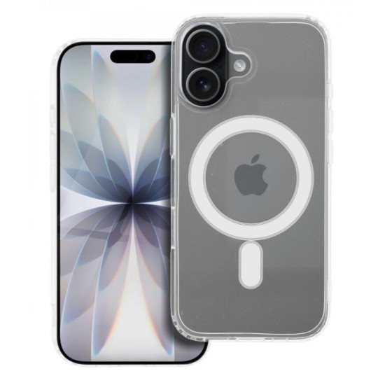 Θήκη CLEAR MAG COVER (MID) συμβατή με MagSafe για iPhone 17 διαφανής