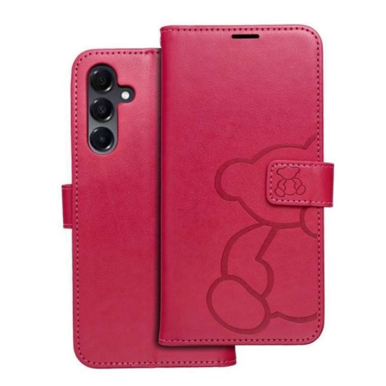 MEZZO Book case for SAMSUNG A16 5G teddy bear magenta