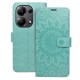 MEZZO Smart Book Case Green Mandala Xiaomi Redmi 15C 4G