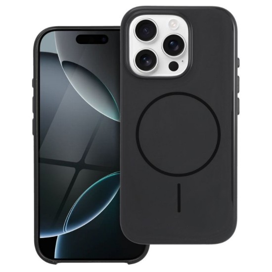 Premium Glossy Mag Cover  with MagSafe and Camera Control button for IPHONE 17 PRO MAX black