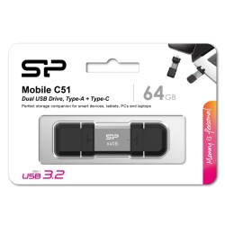 SILICON POWER USB Flash Drive C51, 64GB