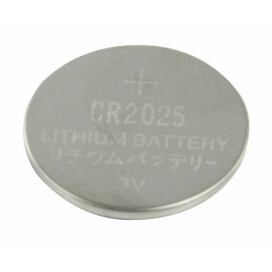 Μπαταρία λιθίου (κουμπί) CR2025 3V σε blister 5 μπαταριών.