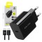 Blavec Wall charger BC-7 GaN4 - Type C - PD QC 45W 3A with Type C to Type C cable black