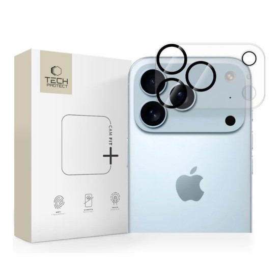 TECH-PROTECT CAM FIT+ GLASS CAMERA IPHONE 17 PRO CLEAR