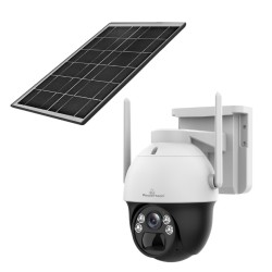 POWERTECH smart ηλιακή κάμερα PT-1341, 4MP, WiFi, PTZ, SD, IP66