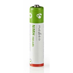 NEDIS ΕΠΑΝΑΦΟΡΤΙΖΟΜΕΝΕΣ ΜΠΑΤΑΡΙΕΣ AAA, 1.2V, 700mAh, 2 ΤΕΜ, BLISTER