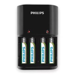 PHILIPS Charges 1/4 x AA/AAA, 170/80 mA, 220/240V, PHILIPS Charges 1/4 x AA/AAA, 170/80 mA, 220/240V,