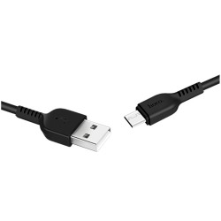 Phone charger Hoco USB A 2A 10W + cable USB A to USB C N2 black
