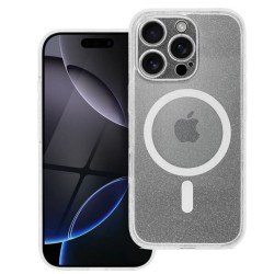 CLEAR MAG COVER case with camera protection MagSafe for IPHONE 17 PRO transparent glitter