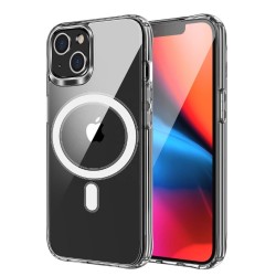 CLEAR MAG COVER case with camera protection compatible with MagSafe for IPHONE 17 transparent