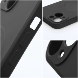 SILICONE MAG COVER (big hole) case compatible with MagSafe for IPHONE 17 Pro Max black SILICONE MAG COVER (big hole) case compatible with MagSafe for IPHONE 17 Pro Max black