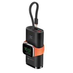 Powerbank Forcell F-Energy F10K4 PD QC3.0 3A 22,5W 10000 mAh compatible with Apple Watch black