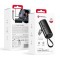 Powerbank Forcell F-Energy Power Plug F5K3 PD 20W 5000 mAh with built-in connector USB C black