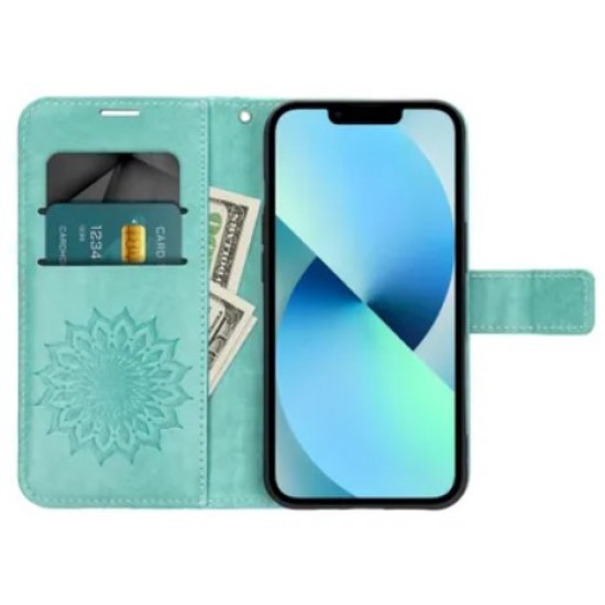 MEZZO Book case for XIAOMI Redmi A5 ( 173,3 x 79,4 x 8,26) mandala green