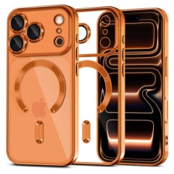 Tech-protect Magflex Magsafe Iphone 17 Pro Max Shiny Cosmic Orange