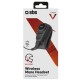 SBS TEEARSETMONOMOTOBTK mono wireless headset for motorcycle helmet - black