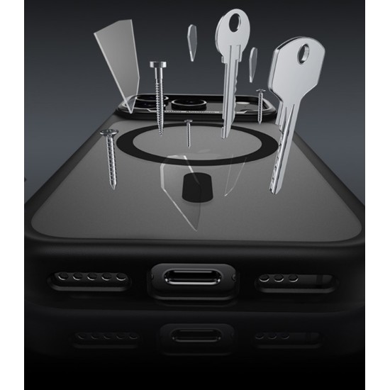 Benks Magnetic Mist Case Metal Frame (0067) for Iphone 17 black (Camera Control Button)